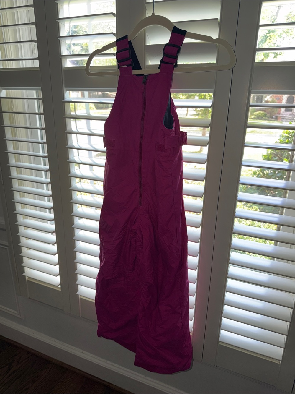 Columbia Bright Pink Girls' Snow Bib Overalls